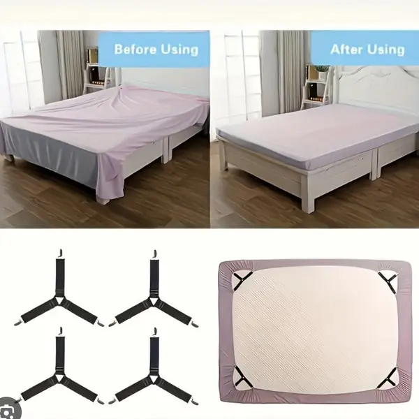 Bed sheet fasteners